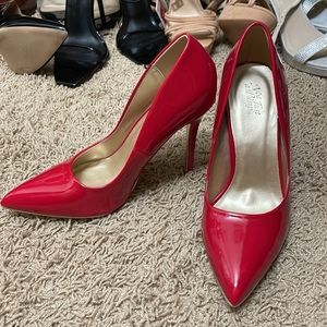 Red stiletto heels